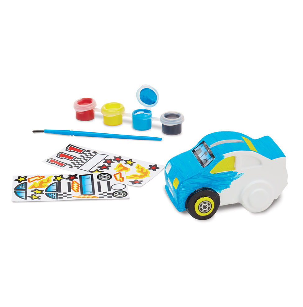 Decorate Your Own Race Car Bank 12678